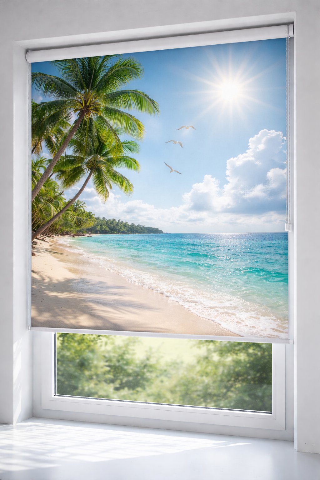 Baskılı resimli perde